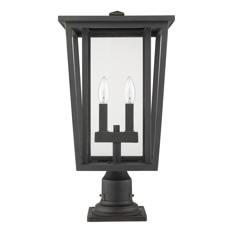Z-Lite 571PHBR-533PM - Seoul 2 Light 11" Pier Mount