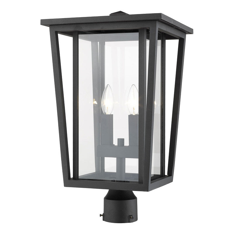 Z-Lite 571PHBR - Seoul 2 Light 11" Post Mount