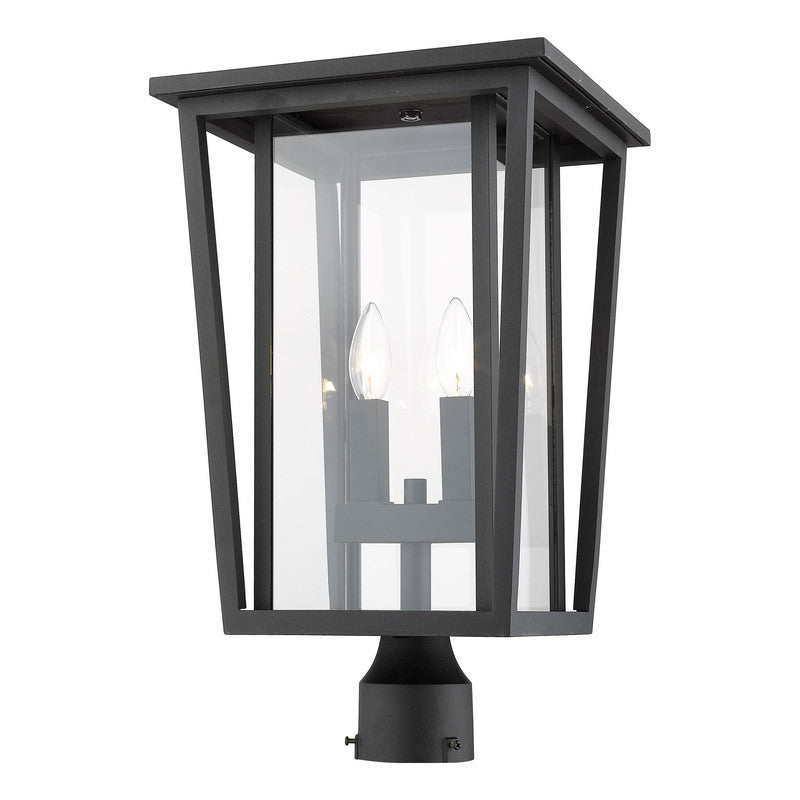 Z-Lite 571PHBR - Seoul 2 Light 11" Post Mount