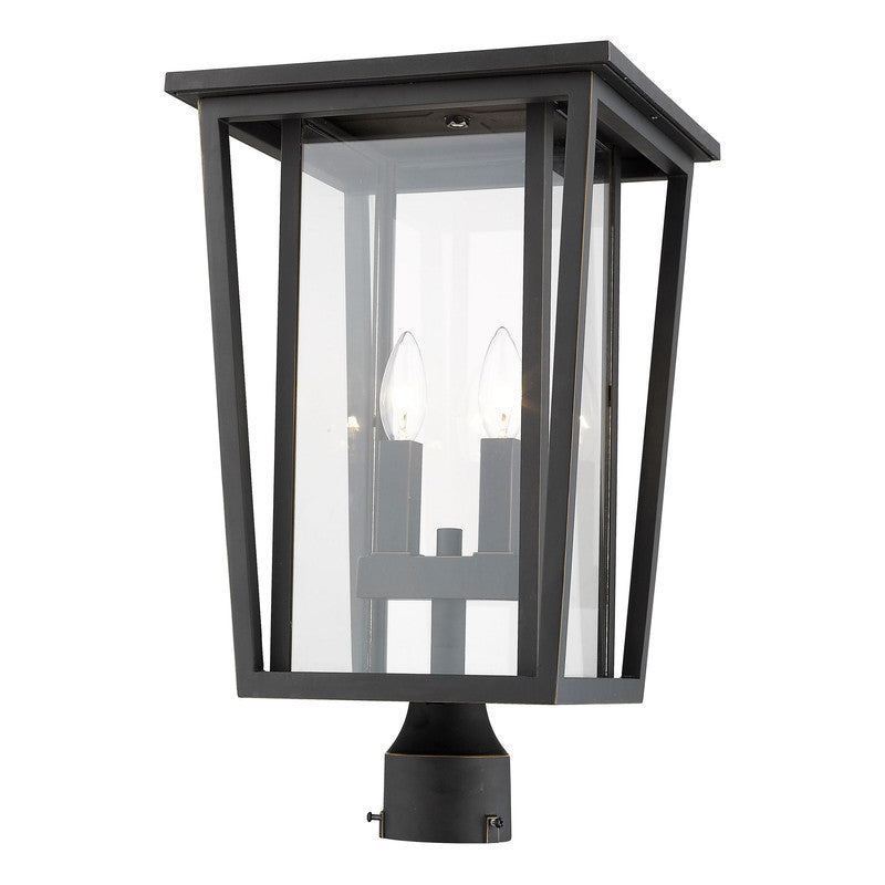 Z-Lite 571PHBR - Seoul 2 Light 11" Post Mount