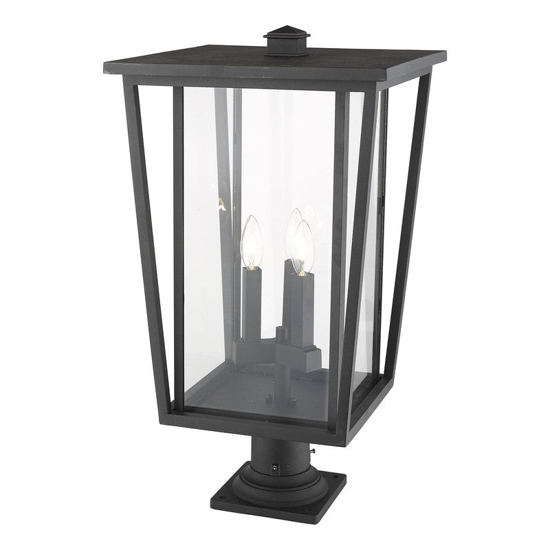 Z-Lite 571PHXLR-533PM - Seoul 3 Light 14" Pier Mount