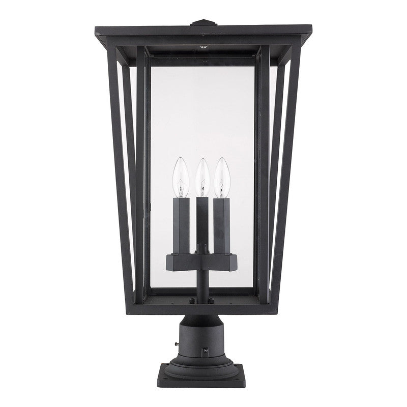 Z-Lite 571PHXLR-533PM - Seoul 3 Light 14" Pier Mount