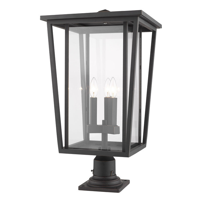 Z-Lite 571PHXLR-533PM - Seoul 3 Light 14" Pier Mount