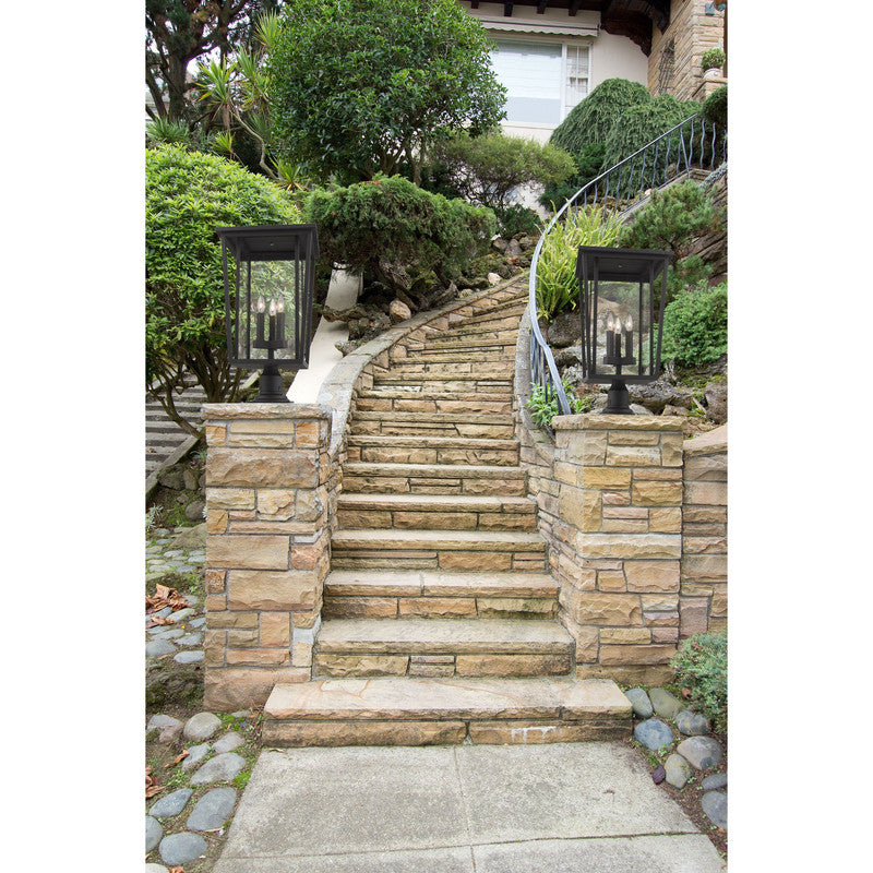 Z-Lite 571PHXLR-533PM - Seoul 3 Light 14" Pier Mount