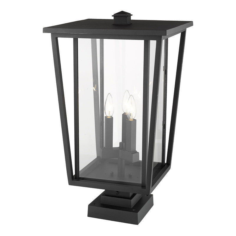 Z-Lite 571PHXLS-SQPM - Seoul 3 Light 14" Pier Mount