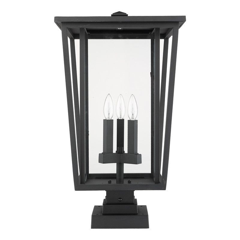 Z-Lite 571PHXLS-SQPM - Seoul 3 Light 14" Pier Mount