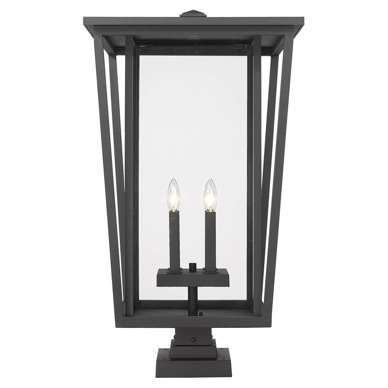 571PHXXLS-SQPM - Seoul 4 Light 18" Pier Mount