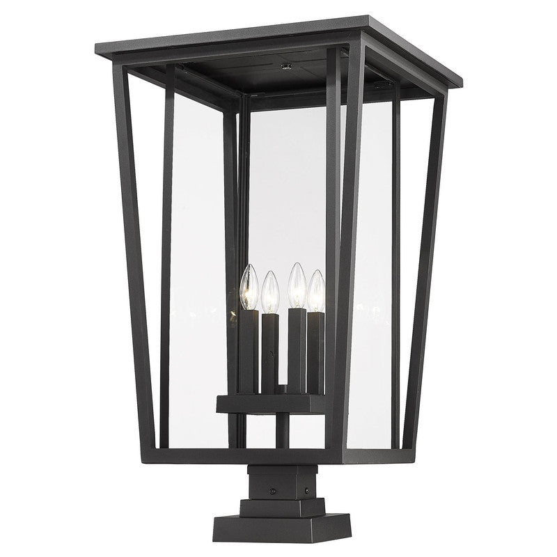 571PHXXLS-SQPM - Seoul 4 Light 18" Pier Mount