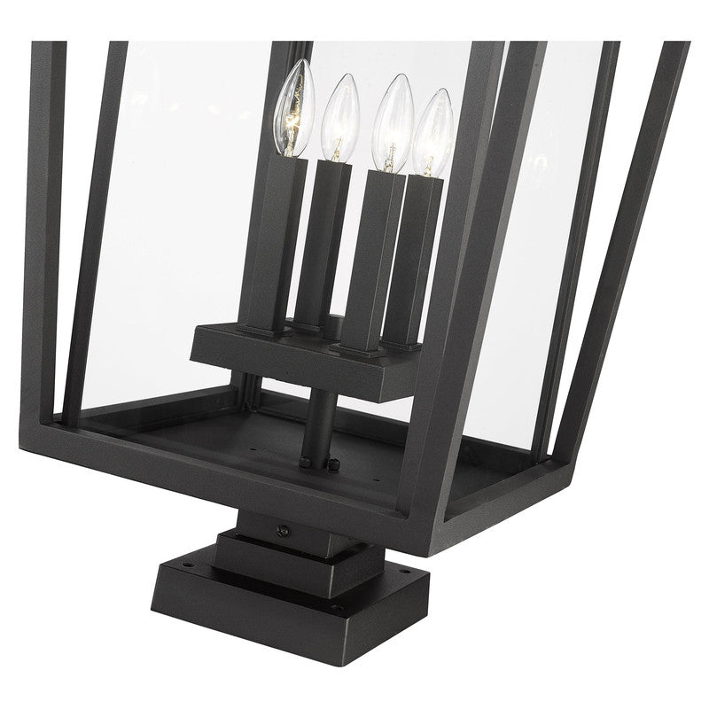 571PHXXLS-SQPM - Seoul 4 Light 18" Pier Mount