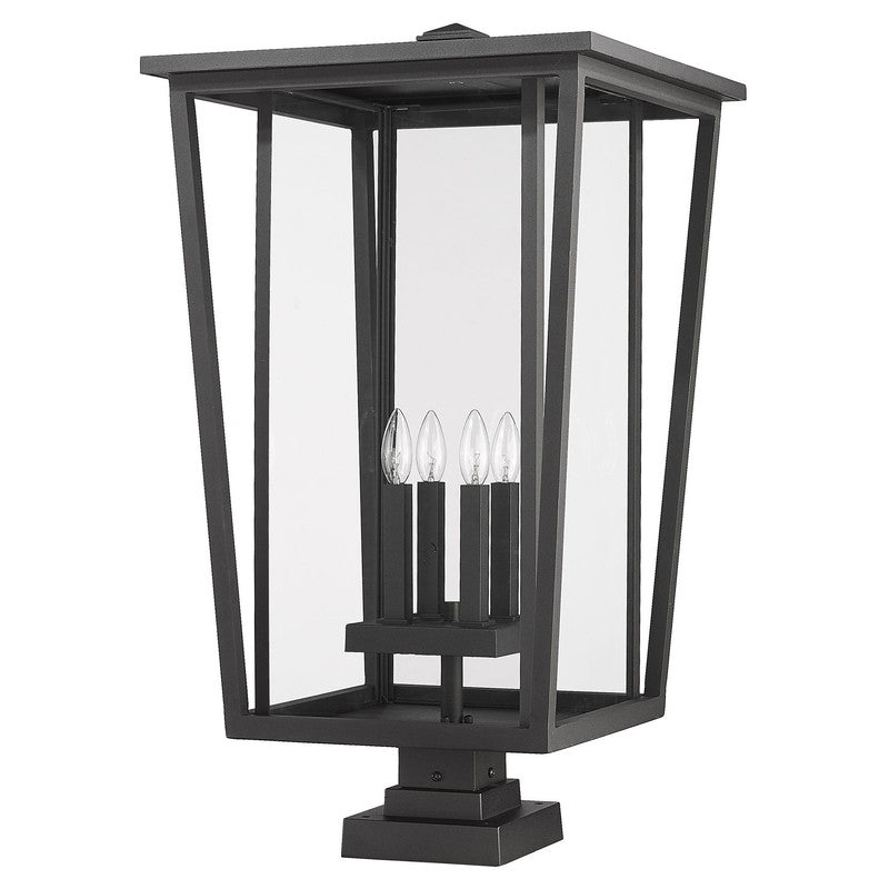 571PHXXLS-SQPM - Seoul 4 Light 18" Pier Mount