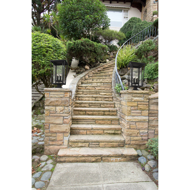 571PHXXLS-SQPM - Seoul 4 Light 18" Pier Mount