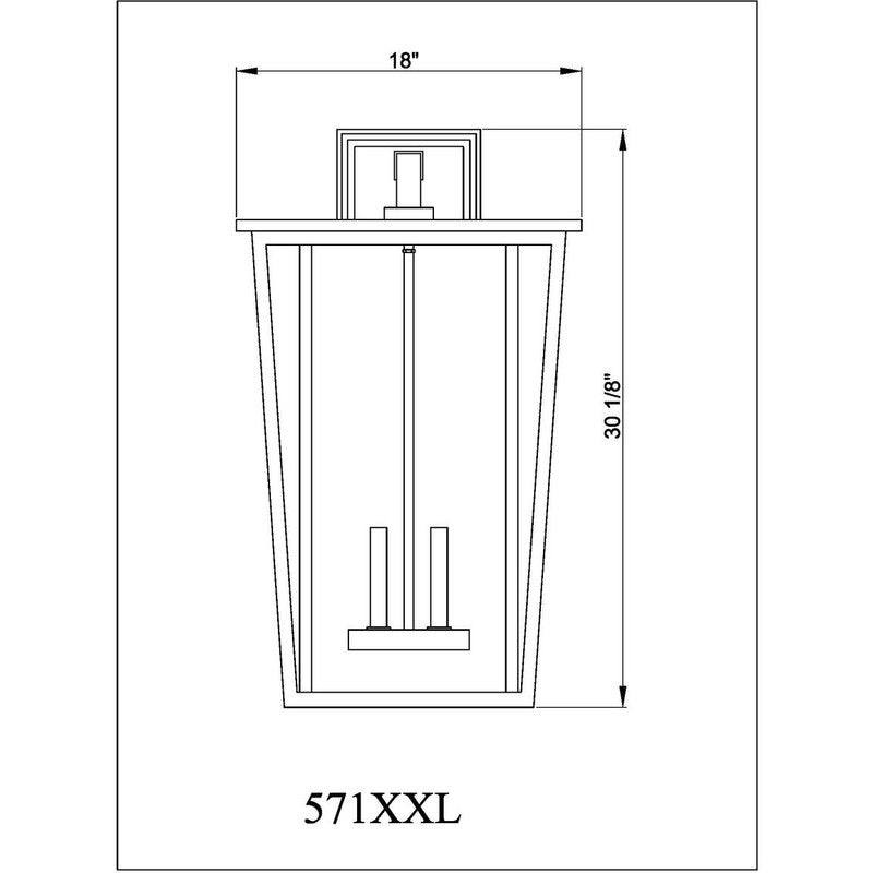 571XXL - Seoul 4 Light 20" Sconce
