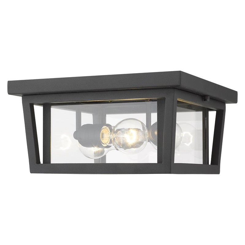 Z-Lite 571F - Seoul 3 Light 12" Flush Mount