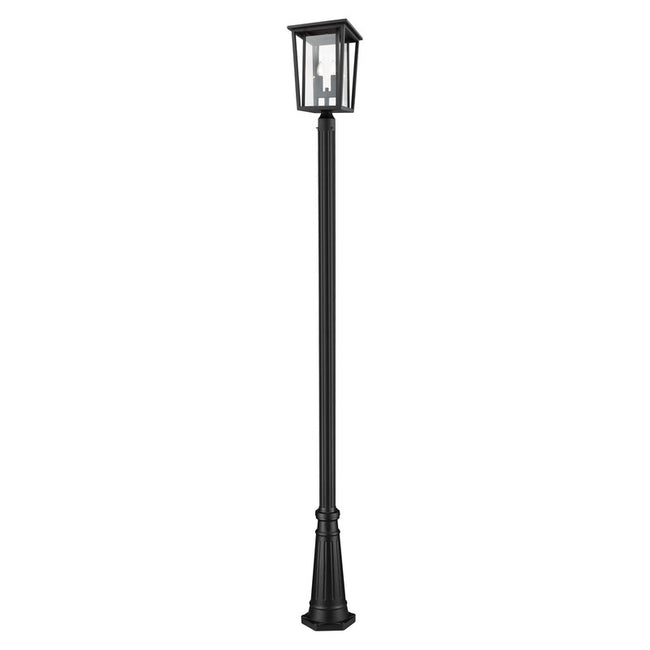 Z-Lite 571PHBR-519P - Seoul 2 Light 11" Post Mount