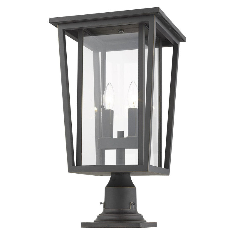 Z-Lite 571PHBR-533PM - Seoul 2 Light 11" Pier Mount