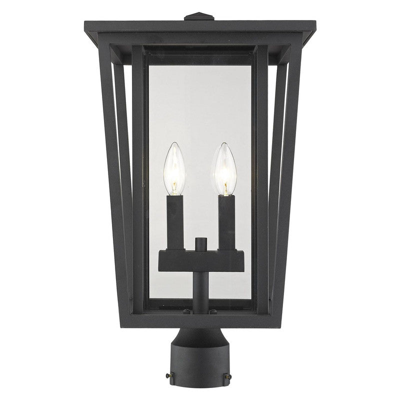 Z-Lite 571PHBR - Seoul 2 Light 11" Post Mount