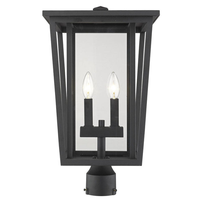 Z-Lite 571PHBR - Seoul 2 Light 11" Post Mount