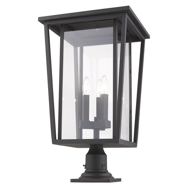 Z-Lite 571PHXLR-533PM - Seoul 3 Light 14" Pier Mount