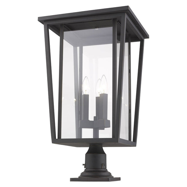 Z-Lite 571PHXLR-533PM - Seoul 3 Light 14" Pier Mount