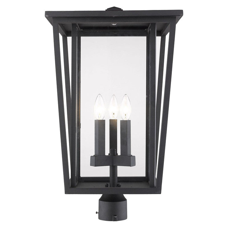 Z-Lite 571PHXLR - Seoul 3 Light 14" Post Mount