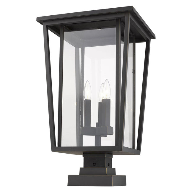 Z-Lite 571PHXLS-SQPM - Seoul 3 Light 14" Pier Mount