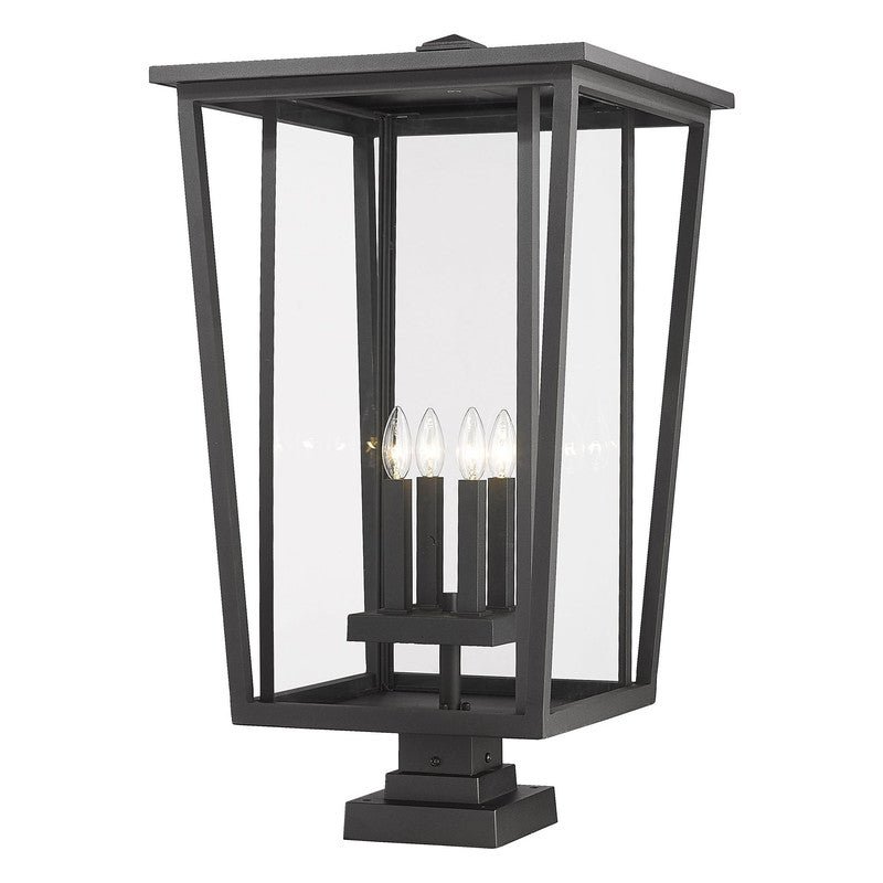 571PHXXLS-SQPM - Seoul 4 Light 18" Pier Mount