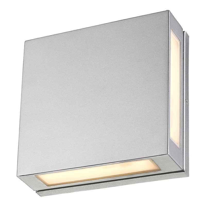 Z-Lite 572B-LED - Quadrate 2 Light 11" Sconce