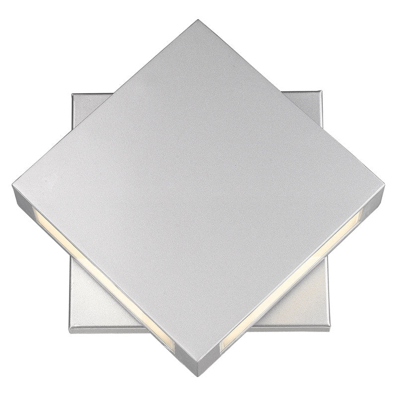 Z-Lite 572B-LED - Quadrate 2 Light 11" Sconce