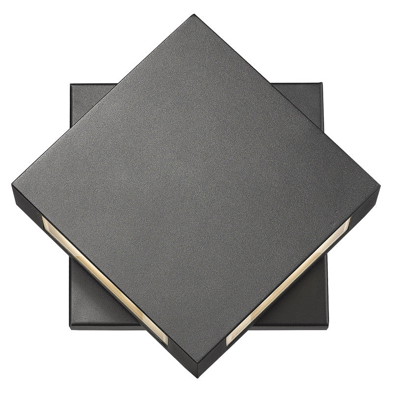 Z-Lite 572S-LED - Quadrate 2 Light 9" Sconce