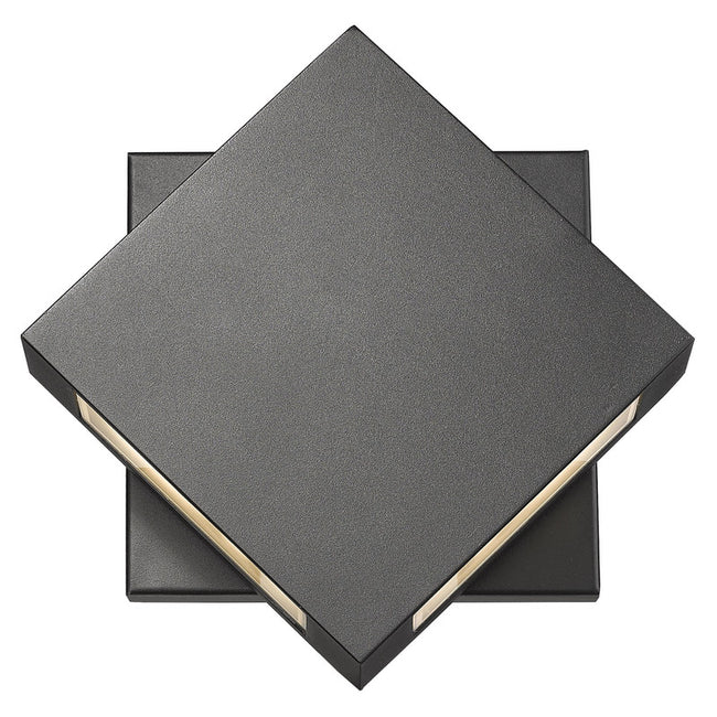 Z-Lite 572S-LED - Quadrate 2 Light 9" Sconce