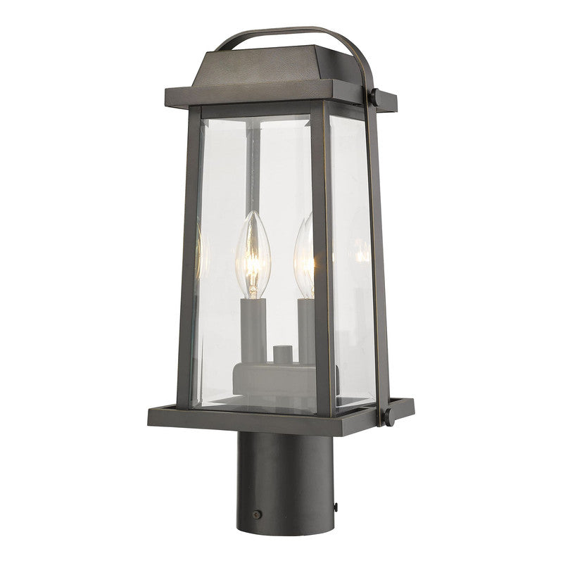 Z-Lite 574PHMR - Millworks 2 Light 8" Post Mount