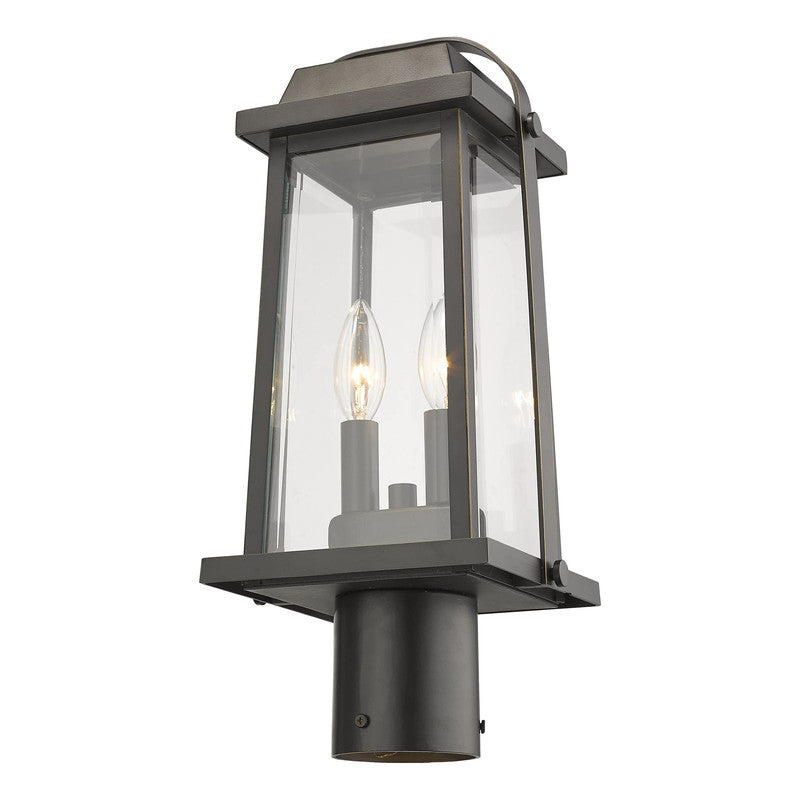 Z-Lite 574PHMR - Millworks 2 Light 8" Post Mount