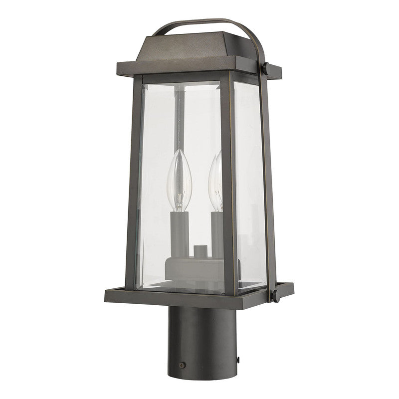 Z-Lite 574PHMR - Millworks 2 Light 8" Post Mount