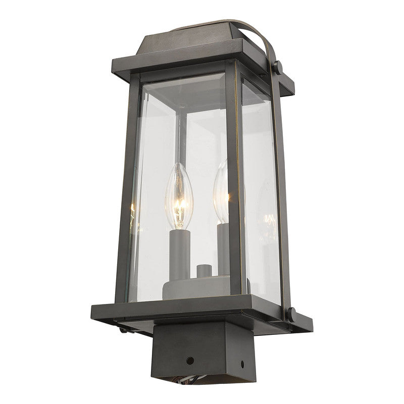 Z-Lite 574PHMS - Millworks 2 Light 8" Post Mount