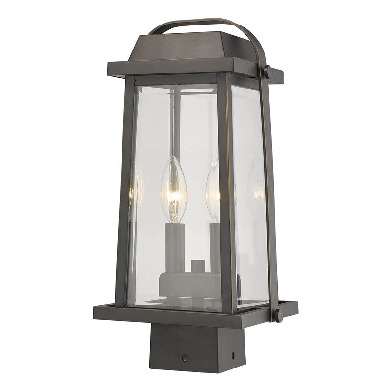 Z-Lite 574PHMS - Millworks 2 Light 8" Post Mount