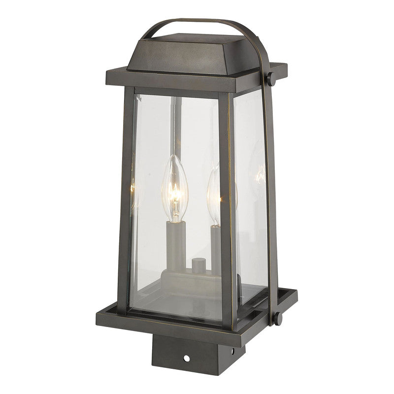 Z-Lite 574PHMS - Millworks 2 Light 8" Post Mount