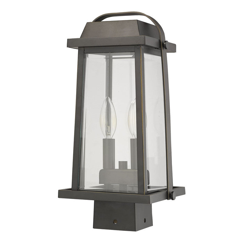 Z-Lite 574PHMS - Millworks 2 Light 8" Post Mount