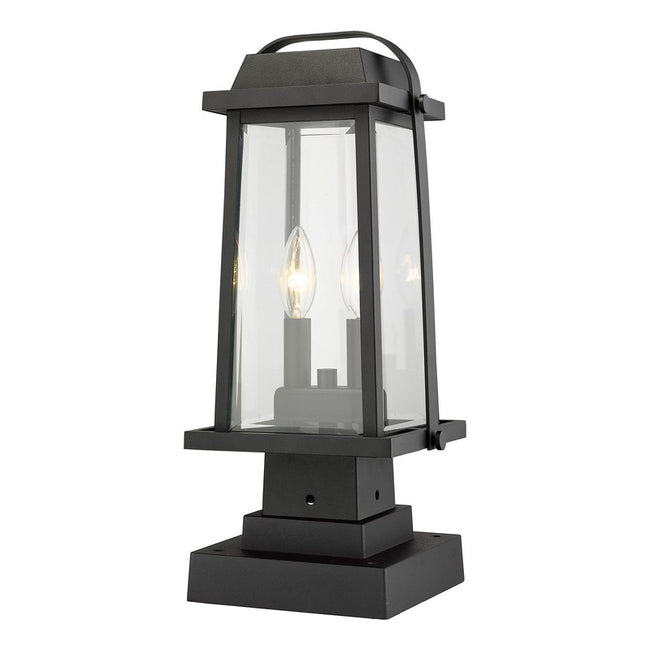 Z-Lite 574PHMS-SQPM - Millworks 2 Light 8" Pier Mount