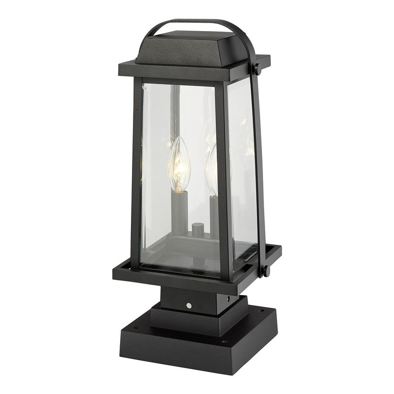 Z-Lite 574PHMS-SQPM - Millworks 2 Light 8" Pier Mount