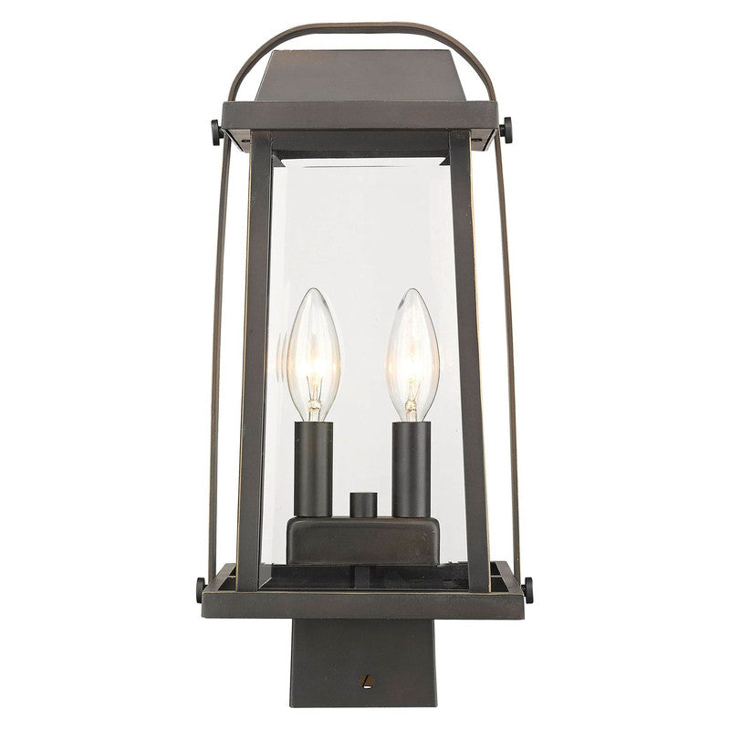 Z-Lite 574PHMS - Millworks 2 Light 8" Post Mount