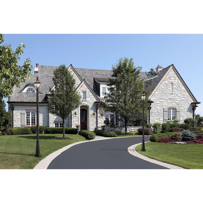 580PHB-519P - Westover 3 Light 12" Post Mount