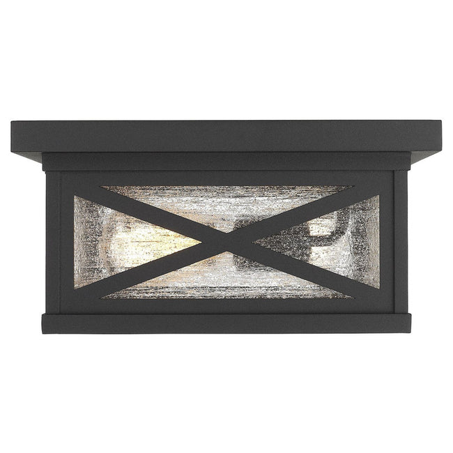 583F - Brookside 2 Light 12" Flush Mount