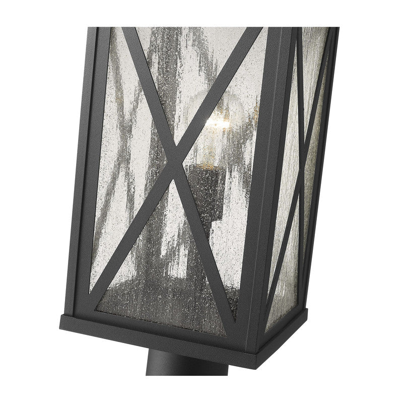 583PHBR-533PM - Brookside 1 Light 10" Pier Mount