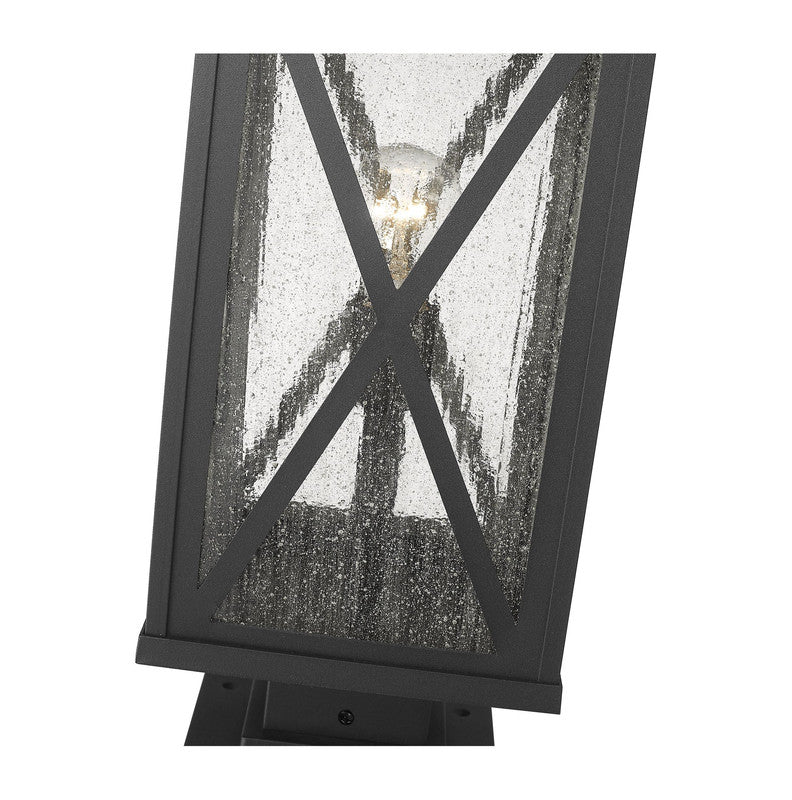 583PHBS-SQPM - Brookside 1 Light 10" Pier Mount
