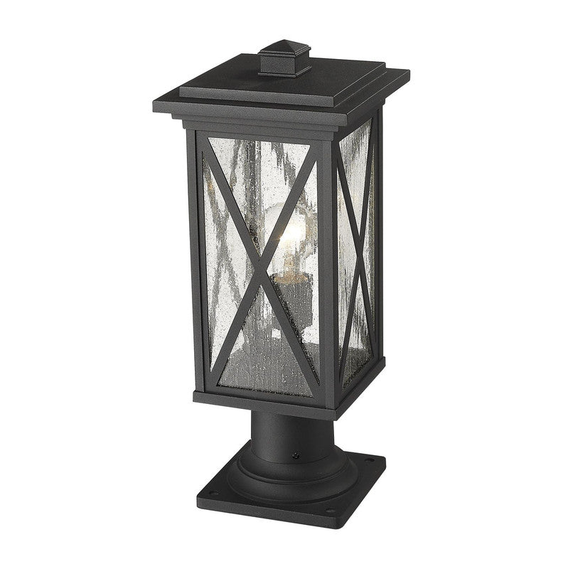 583PHMR-533PM - Brookside 1 Light 8" Pier Mount