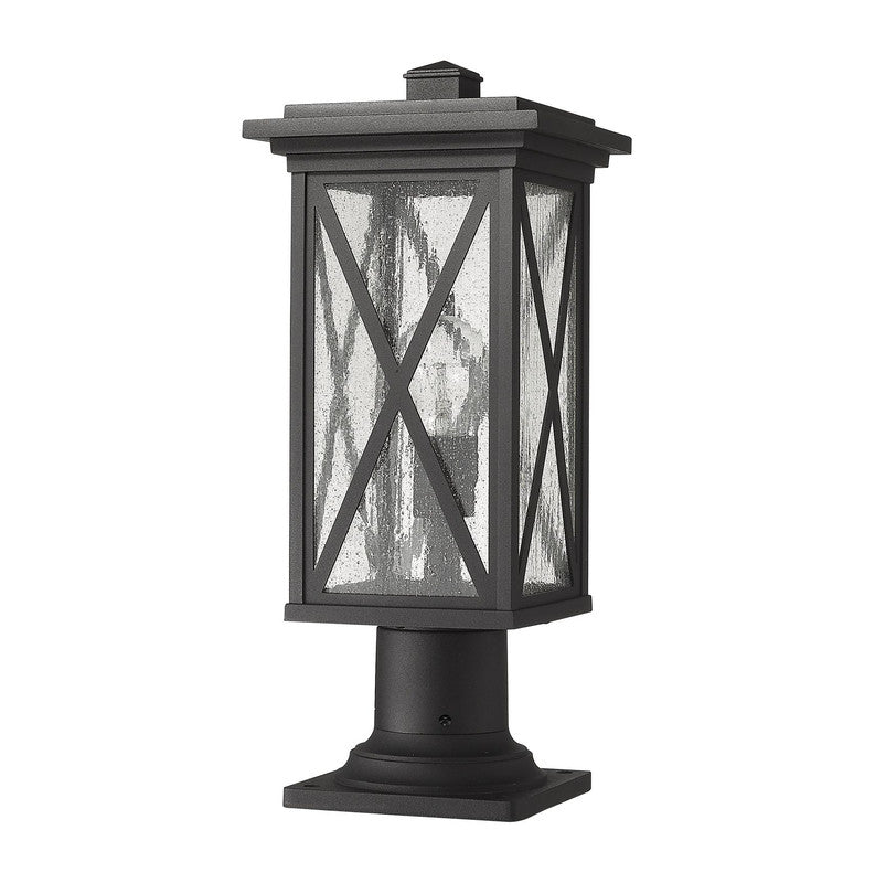 583PHMR-533PM - Brookside 1 Light 8" Pier Mount