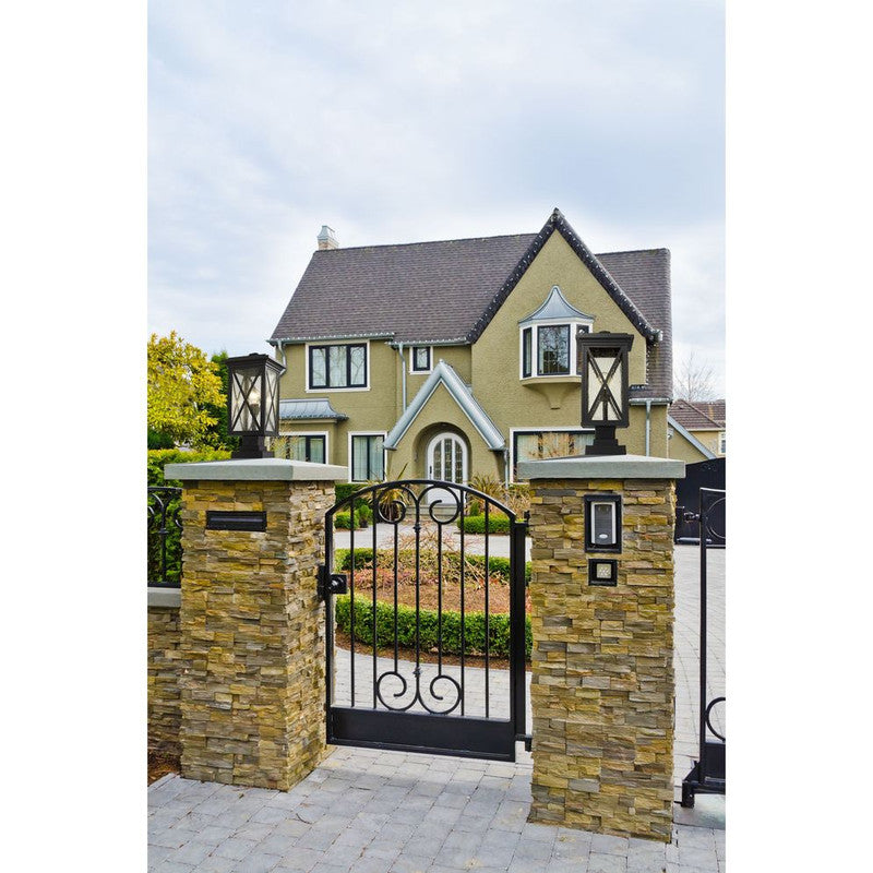 583PHMR-533PM - Brookside 1 Light 8" Pier Mount