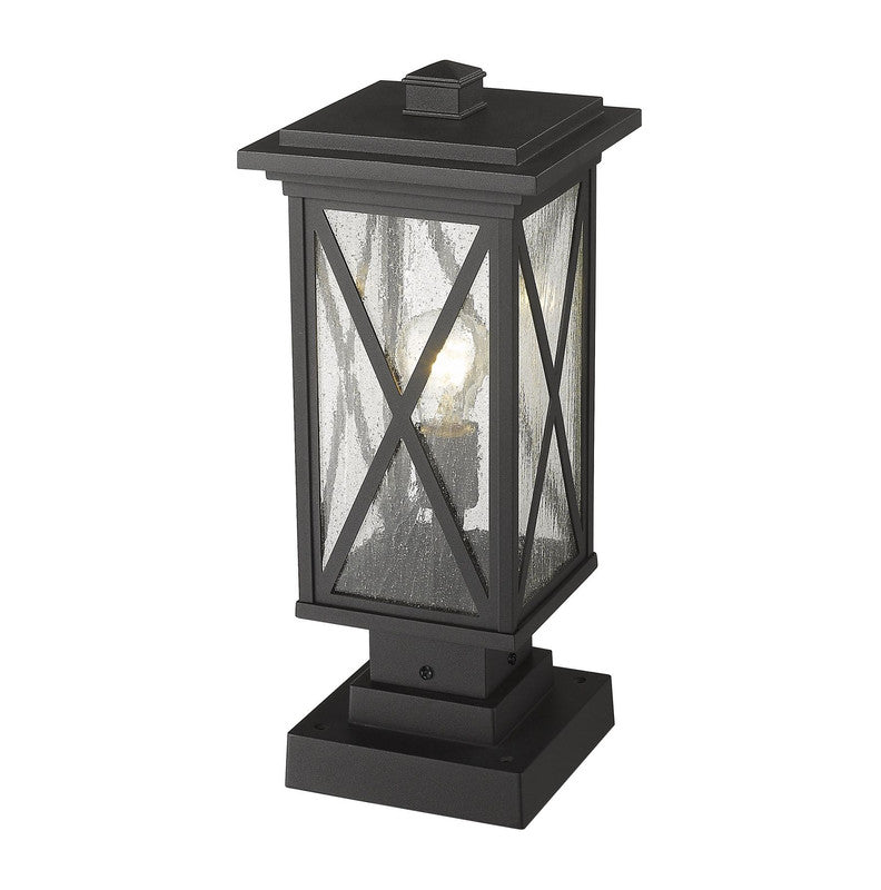 583PHMS-SQPM - Brookside 1 Light 8" Pier Mount