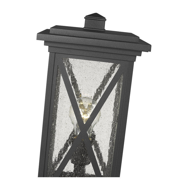 583PHMS-SQPM - Brookside 1 Light 8" Pier Mount