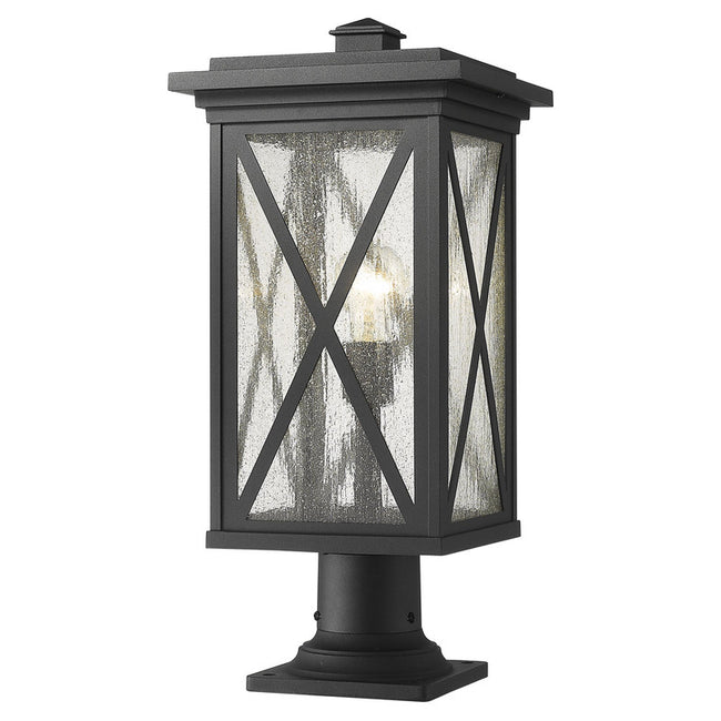 583PHBR-533PM - Brookside 1 Light 10" Pier Mount